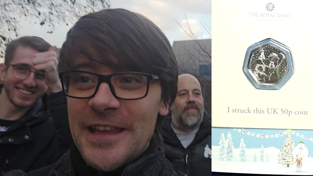 Снеговик 50 пенсов 2025 года. Выпустите свою собственную монету — поездка на Королевский монетный...