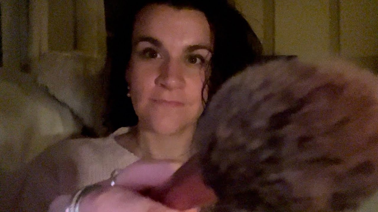 ASMR: Up Close Face Tracing and Camera Touching w/Brushes in the Dark (Lofi and Old School)