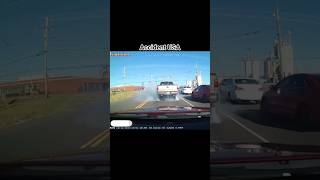 🔥 Burnout FAIL! Truck Driver Loses Control and Crashes Into Car 😳 #accident #usa
