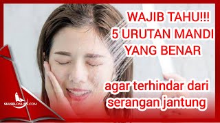 Download Lagu Wajib Tahu, Ini Urutan Mandi yang Benar agar Terhindar dari Serangan Jantung MP3