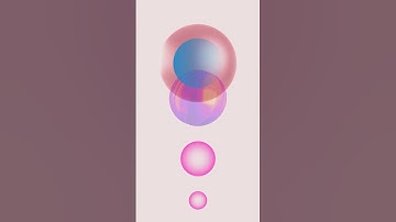 Simple Glass Circles Background | Abstract Art