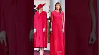 Two elegant women with unforgettable style: First Lady Melania Trump & Princess Catherine #shorts👠