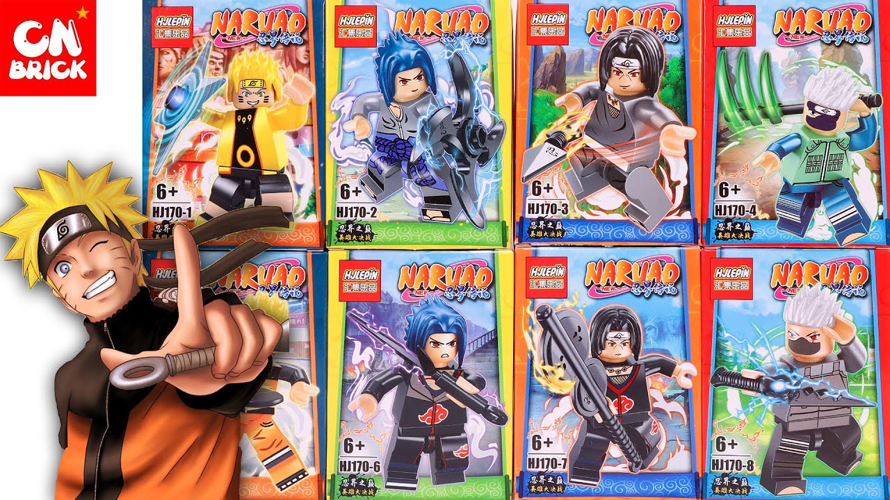 Unoffical LEGO NARUTO MINIFUGURE SET HJLEPIN HJ170 UNOFFICAL LEGO