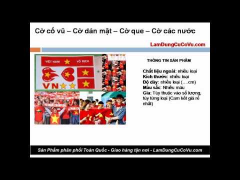 Video SHOP BÁN NHỮNG ĐỒ CỔ VŨ BÓNG ĐÁ, CỔ VŨ THỂ THAO - youtube