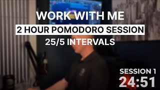 Pomodoro Work Session (25/5) | 2 Hours of Deep Focus with Calm Music | Relaxed Productivity Music screenshot 5