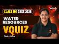 Water Resources | Vquiz | Class 10 SST | CBSE 2026 | Suba Ma'am