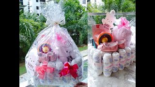 DIY Diaper Crib Baby Shower Gift Hamper