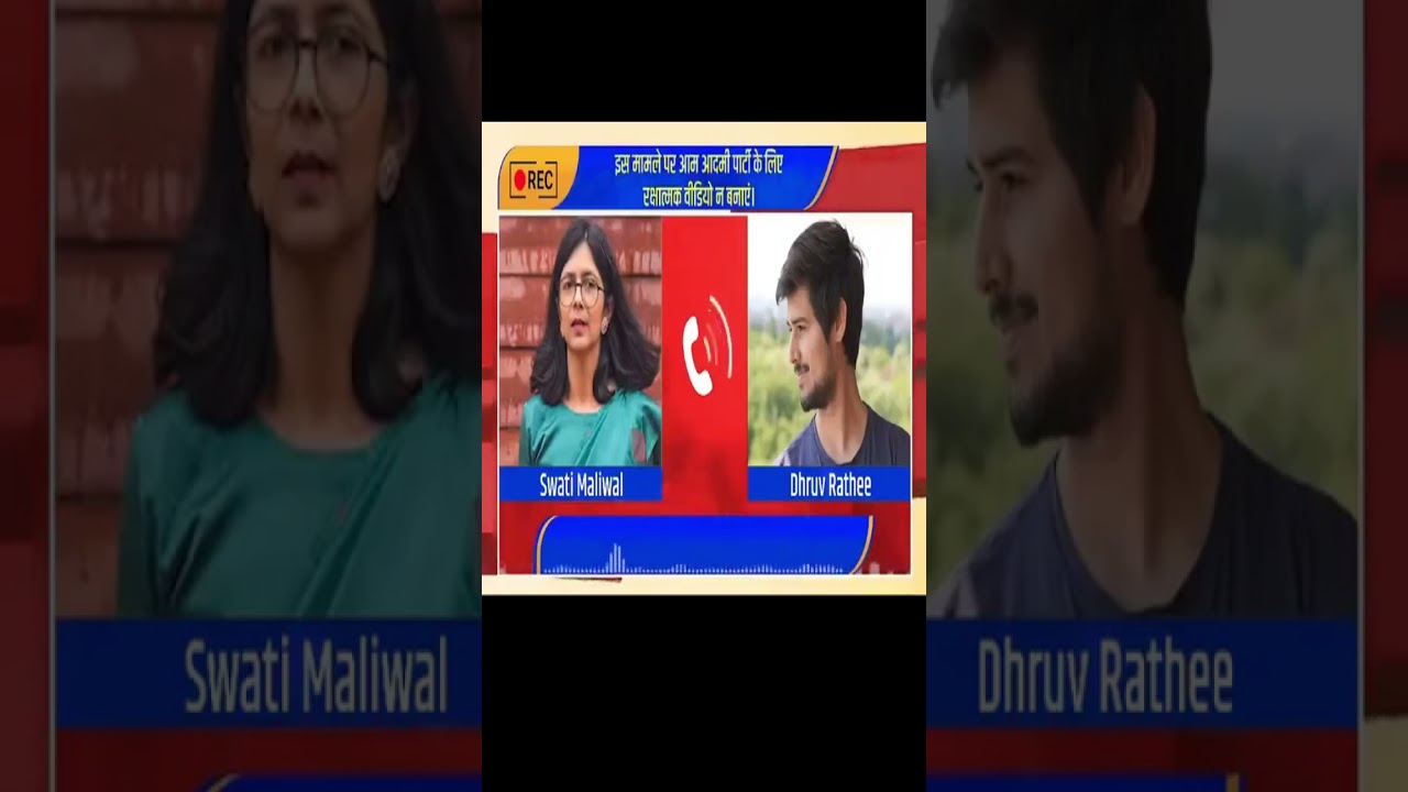 Dhruv Rathee And Swati Maliwal Call Recording Leaked 
