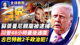 川普對伊48小時通牒；蘇萊曼尼外甥女在美被抓|伊朗稱新防空系統擊落美軍機，分析：搞宣傳戰；阿耳忒彌斯飛行第3天，壯麗景象令人驚歎；四季劇院取消神韻演出，加拿大各界譴責中共。【#全球新聞】