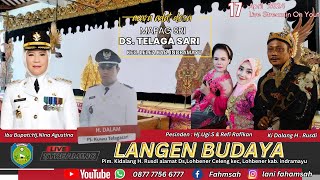 🔴LIVE MALAM WAYANG PURWA LANGEN BUDAYA| KIDALANG H RUSDI 18 APRIL THN2024