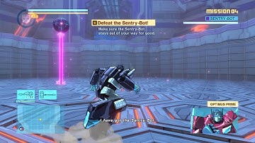 Transformers: Devastation - Ferrotaxis Mission 4: Sentry Bot Fight Sequence, Shockwave