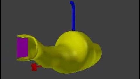 Blender yellow submarine