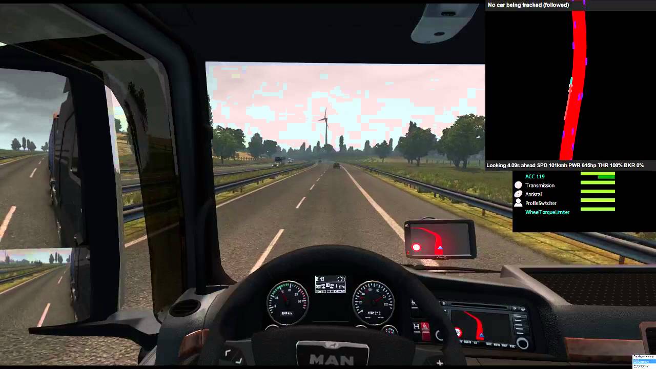 adaptive cruise control ets2