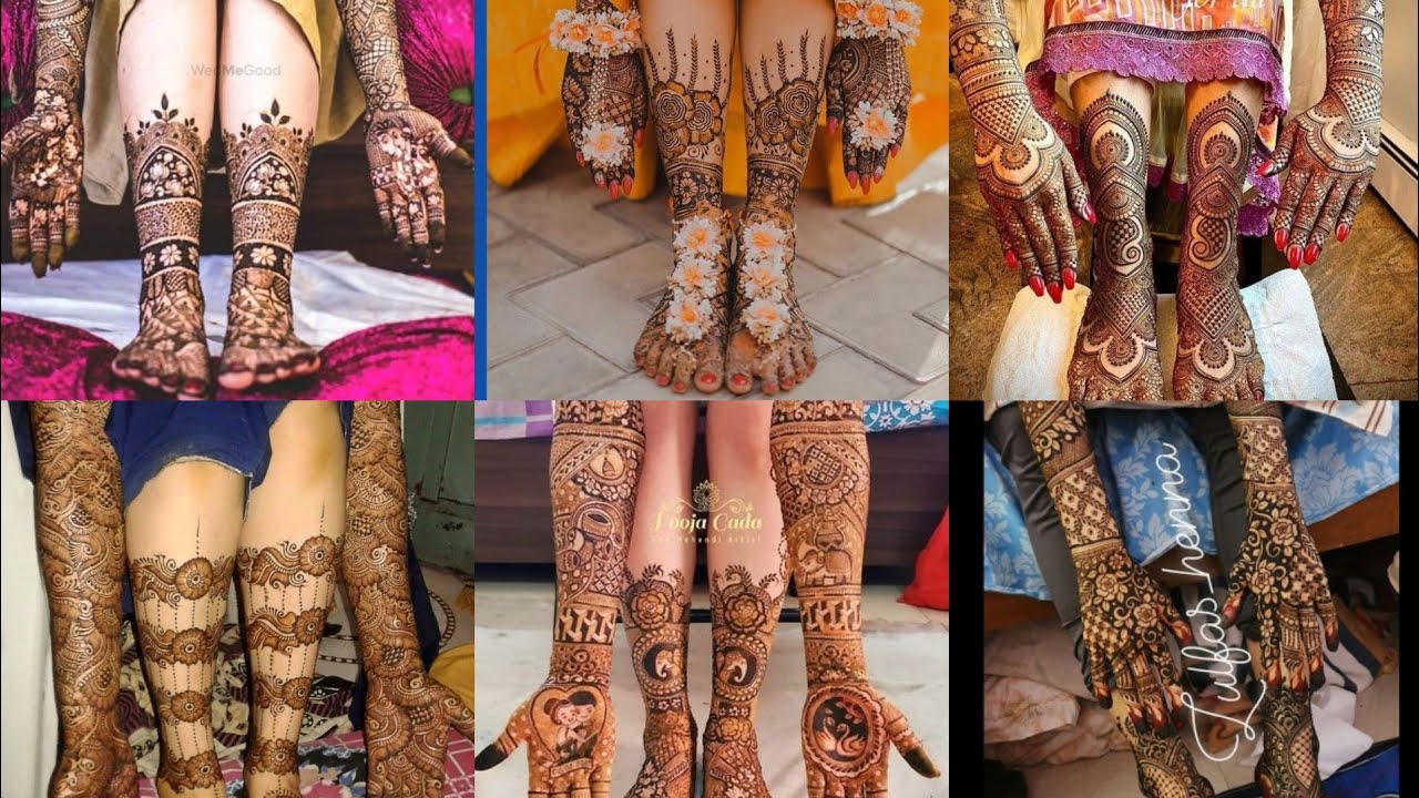 Bridal Mehndi designs - Full hand and leg Mehndi designs ...