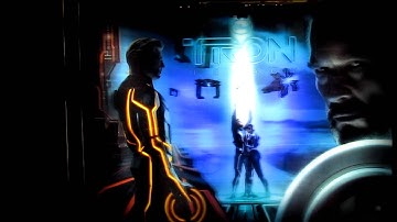 Stern Tron Animated LED Backbox Panel with Center Motion from Flipper Fidelity