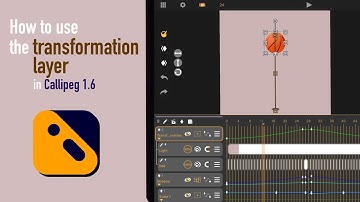 Keyframe Animation on iPad - Tutorial | How to use the transformation layer in Callipeg 1.6