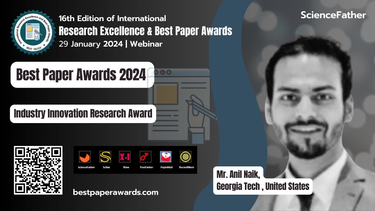 Mr. Anil Naik,  Georgia Tech, United States, Industry Innovation Research Award