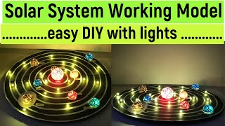 solar system model with lights - solar system - solar system working model - diyas funplay