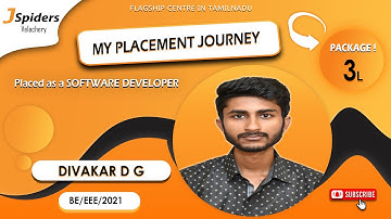 JSpiders Student Placement Journey as Java Developer at Velachery Chennai