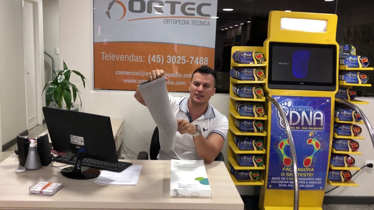 Joelheira Para Protese Transtibial 453A3 Derma Proflex Ottobock - YouTube