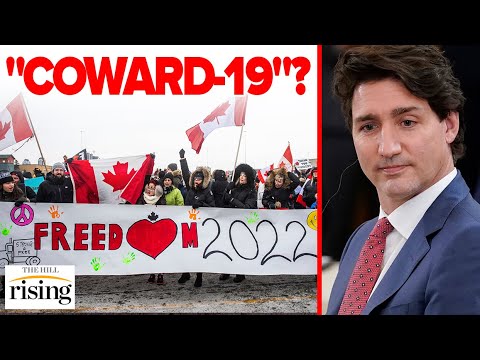 MSNBC MOCKS Trucker Convoy As A CULT, Canada PM Trudeau SLAMMED As "Coward- 19" After Positive Test - YouTube