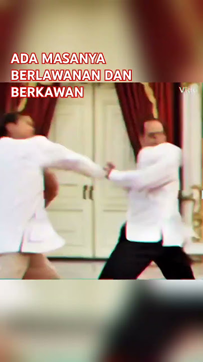 Ada Masanya Jokowi dan Prabowo Berlawanan dan Berkawan