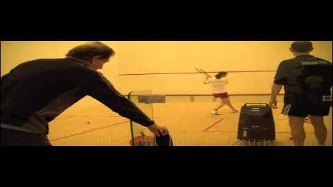 Squash tips and tricks- squashcannon ballmachine drill for better rhythm