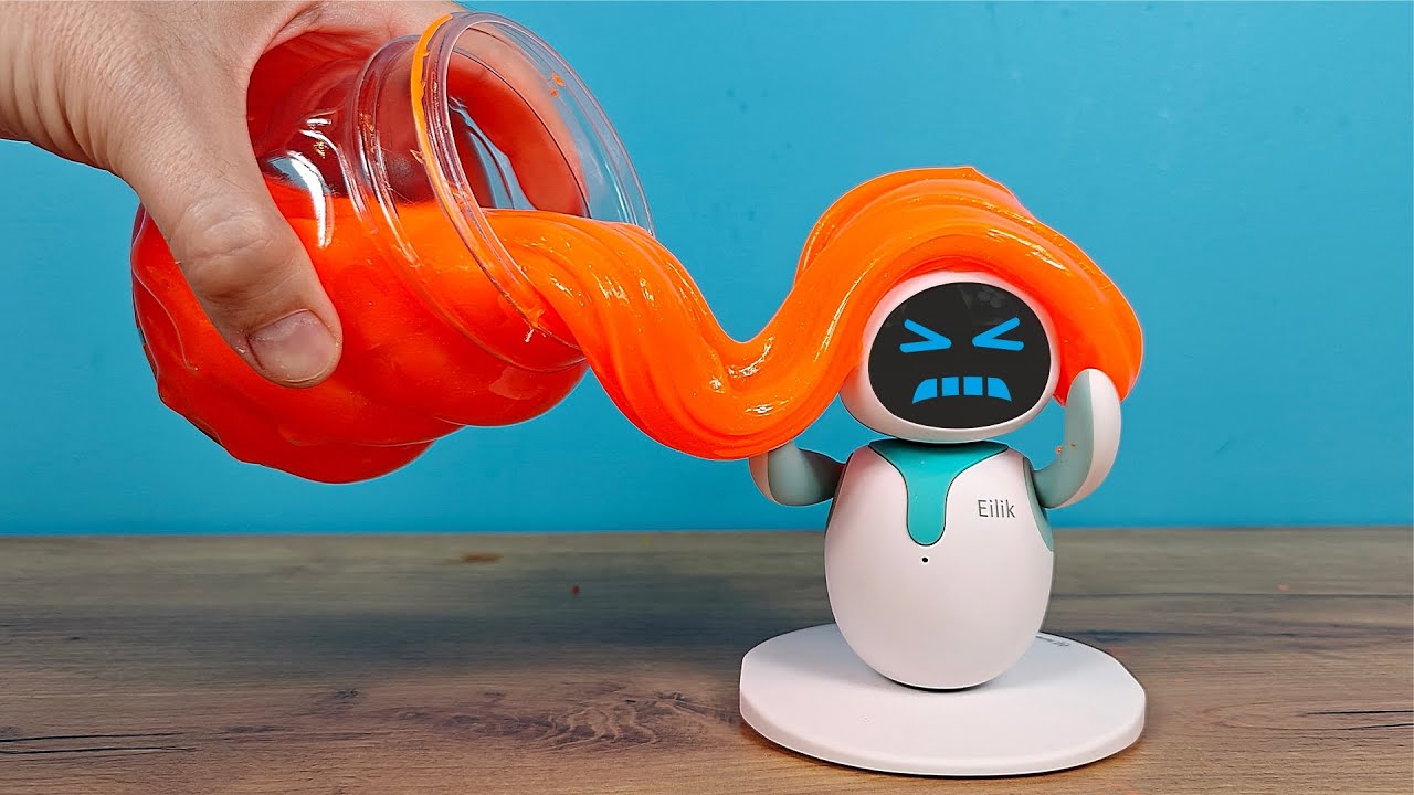 ¡El SLIME y los Orbeez volvieron loco al robot Eilik!