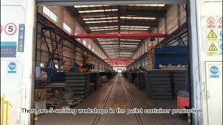 How to make HM Group galvanized metal pallet container?
