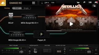 Metallica DAMAGE, INC. guitar tone demo using Bias FX 2 mobile screenshot 2