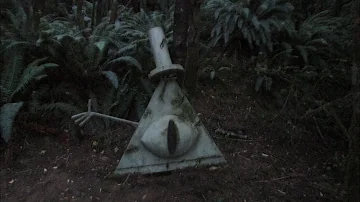 Is the bill cipher statue still there?