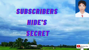 How to hide youtube channel