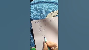 Number divisible by 7( trick) #simpletricks #division #mathstricks #viralvideo #youtubeshorts
