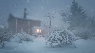 Windy Blizzard Ambience for Stress Relief | Sleep Soundly with Snowstorm White Noise