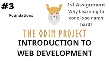 First Assignment - Intro to Web Development - Foundations - The Odin Project
