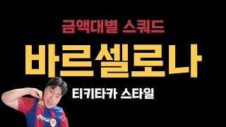 급여 255 마지막!! [바르셀로나 금액대별 스쿼드]