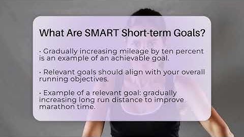 What Are SMART Short-term Goals? - Running Beyond Limits