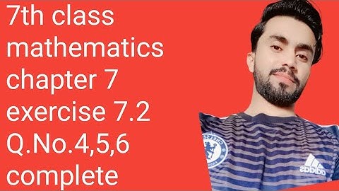 7th exercise 7.2 Q.No.4,5,6,class 7th math exercise  unit 7, Afaq syllabuse