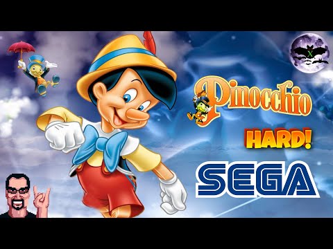 Disney's Pinocchio прохождение [ Hard ] | Игра (SEGA Genesis, Mega Drive, SMD) Стрим rus