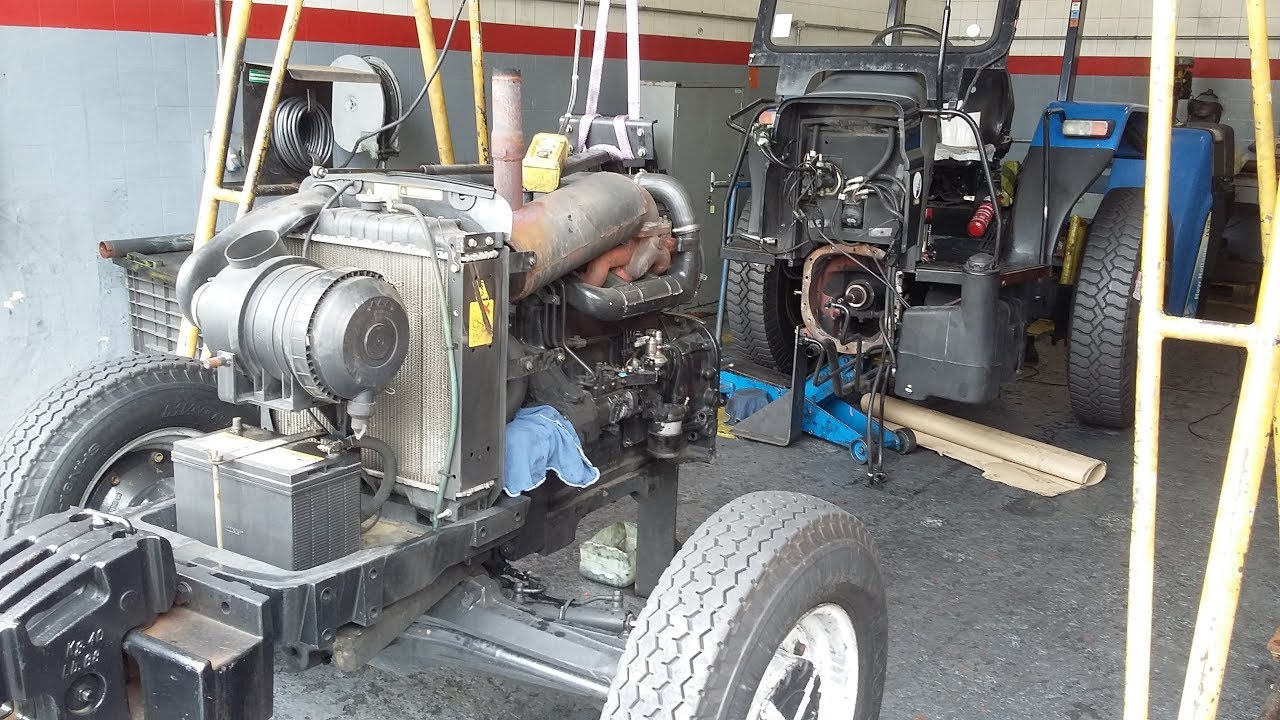 TRATOR NEW HOLLAND TL75E - EXITUS - TROCA DE CREMALHEIRA E EMBREAGEM