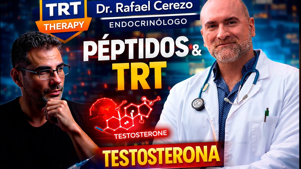 PÉPTIDOS, TRT, Testosterona y culturismo natural con el Dr. Cerezo ENDOCRINO