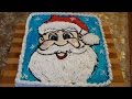 Новогодний торт ДЕД МОРОЗ Торт -раскраска Cake decoration Украшение торта