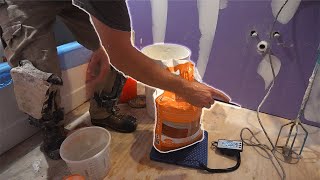 Celebrity Accurately Mixing Half Bags of Thinset l PLAN LEARN BUILD Net Worth