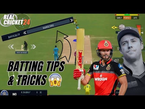 5 Tips To Improve Your Batting in Real Cricket 24 - YouTube