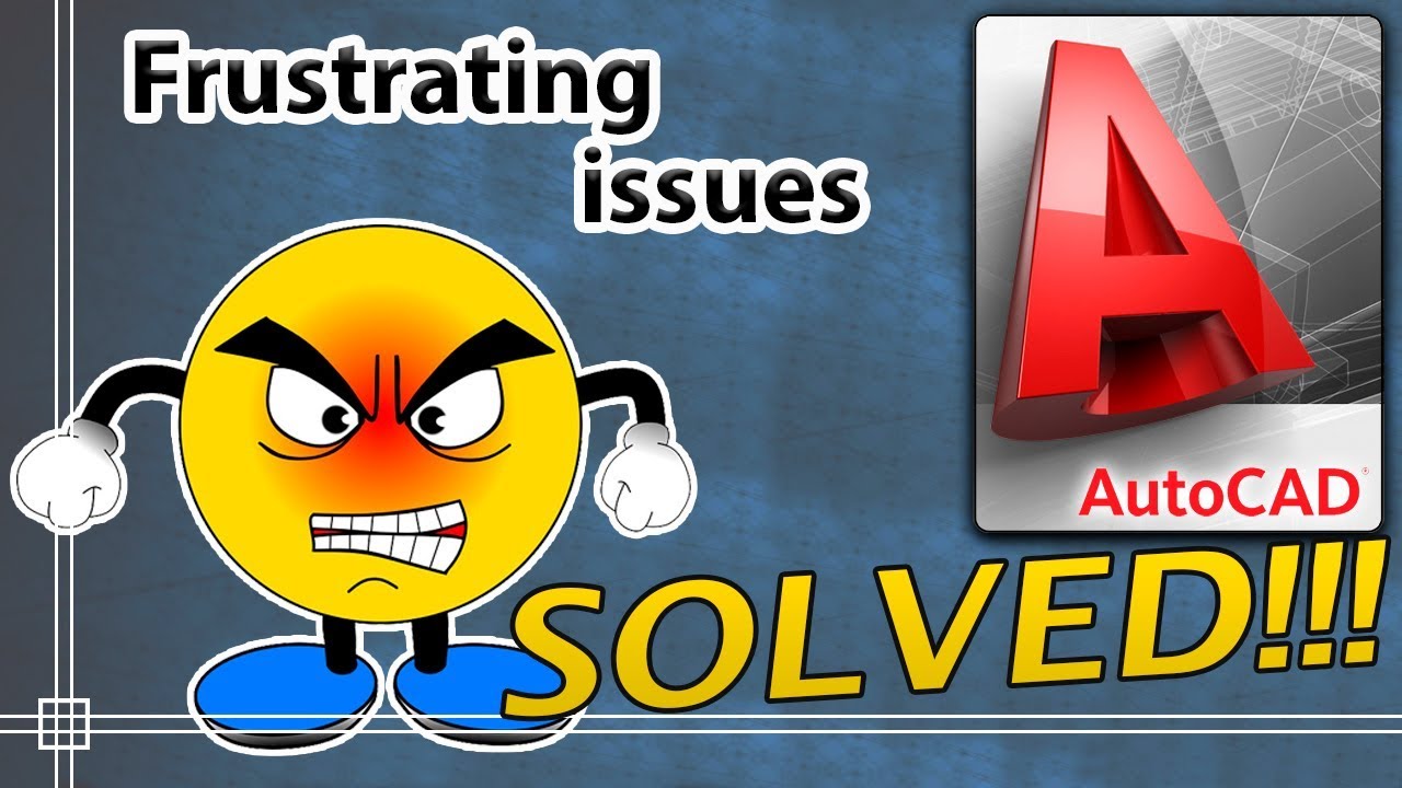 Autocad tutorial - Top 20 Beginners most frustrating issues PART 1 ...