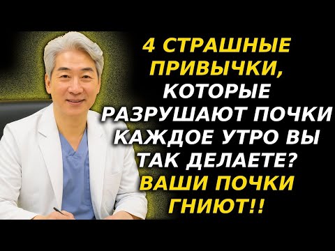 4 СТРАШНЫЕ УТРЕННИЕ ПРИВЫЧКИ КОТОРЫЕ ПРИВОДЯТ К ДИАЛИЗУ ОСТАНОВИТЕСЬ ПРЯМО СЕЙЧАС