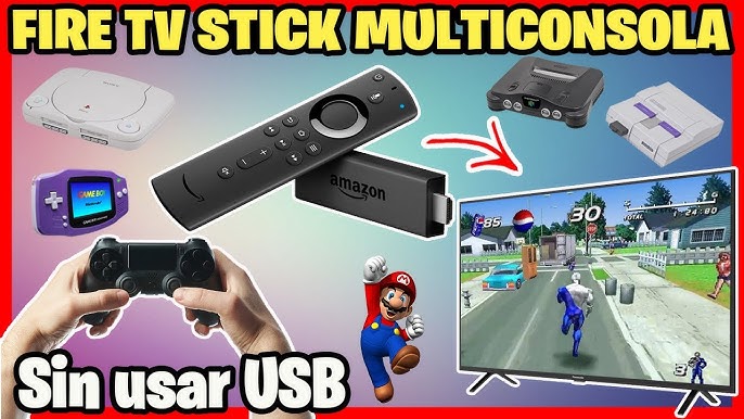 Convierte  FIRESTICK en una CONSOLA DE JUEGOS RETRO!!! 