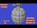 Modeling Grenade in Blender 3D | Beginner Friendly