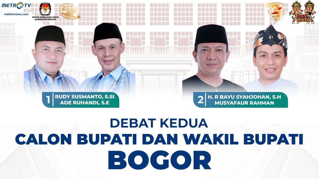 [FULL] DEBAT KEDUA CALON BUPATI DAN WAKIL BUPATI BOGOR