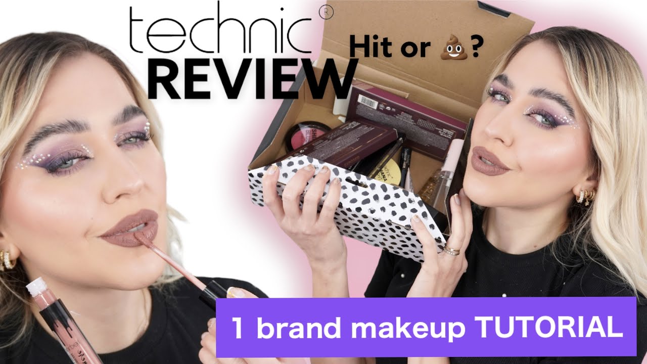 smart fjerkræ Passende TECHNIC makeup review & tutorial | 1 brand makeup tutorial - YouTube